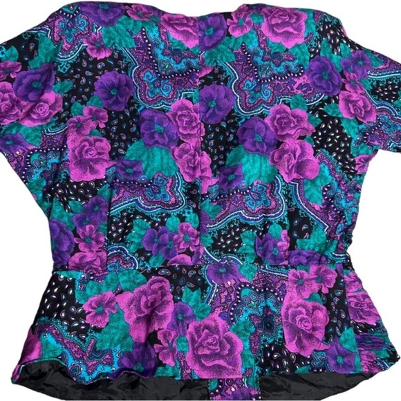 Vintage Stuart Alan Jewel Toned Blazer - Picture 6 of 7